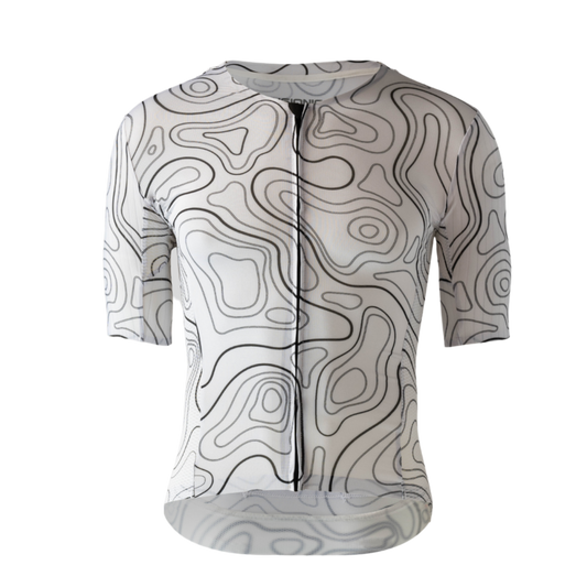 Blur Aero Jersey - Topo Map